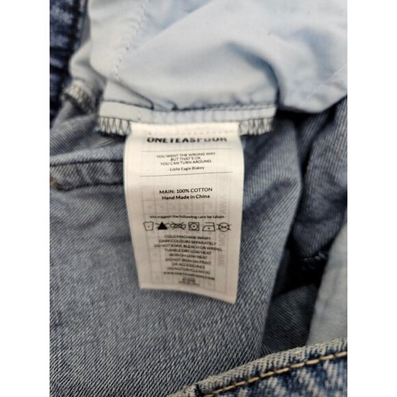 New One by One Teaspoon X Awesome Baggies Jeans Womens 24 Regular  Low Waist - Picture 5 of 6